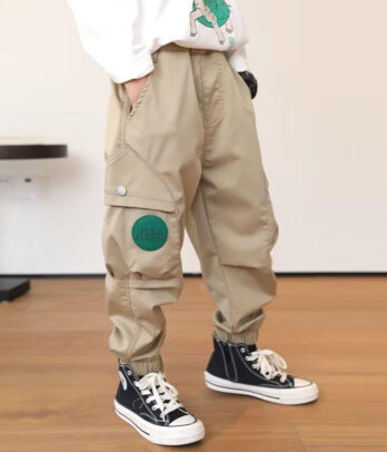 Pantalon cargo beige pour garçons