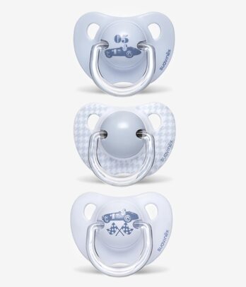 Sucettes évolution anatomiques silicone 0-6mois Bleu