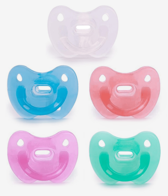 Sucette Smoothie 0-6 mois en silicone disponible en plusieurs colories