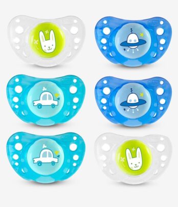 Lot de 2 sucettes Physio Air Silicone 16-36 M