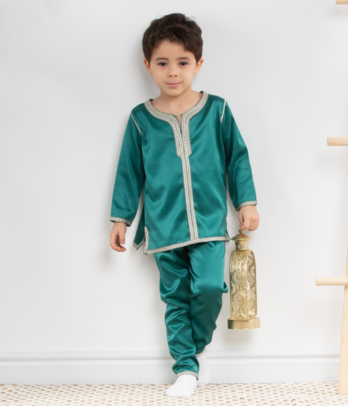 Ensemble de JABADOR deux pièces pour garçons vert