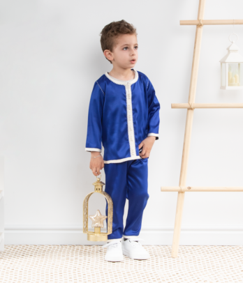 Ensemble de JABADOR deux pièces pour garçons bleu roi