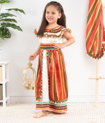 Robe kabyle beige 3 pièces
