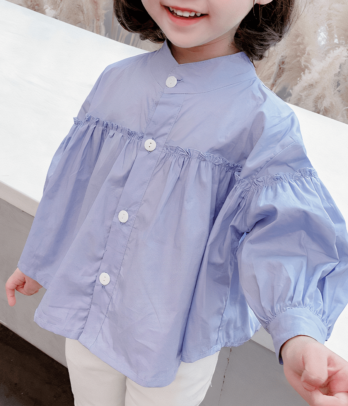 Chemise décontractée pour fillette