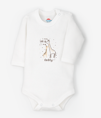 Body pour nourrisson couleur blanche