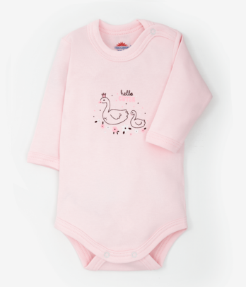 Body pour nouveau-né couleur rose