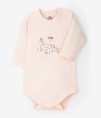 Body pour bébé fille couleur saumon