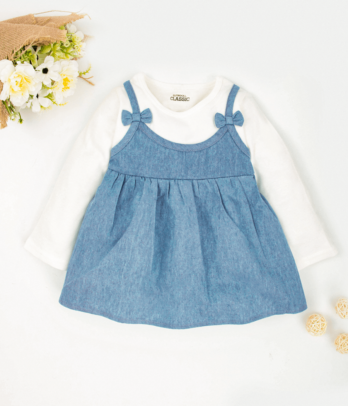 Robe en jean pour fille