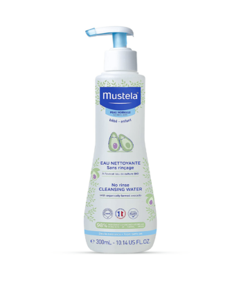 Mustela Eau Nettoyante Sans Rinçage Visage et Siège 300 ml