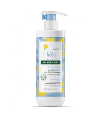 Lait de toilette Klorane bébé