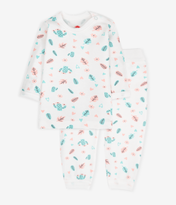 Ensemble 100% coton bio pour fille