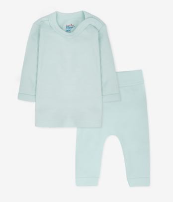 Ensemble 2 pièces vert pour bébé