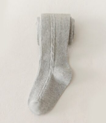 Paire de bas grise pour fille