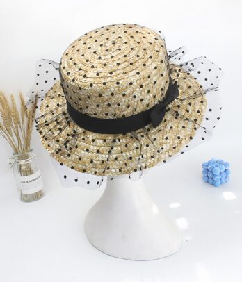 Chapeau paille élégant pour fille