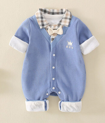 Combinaison bleue " petit gentleman"