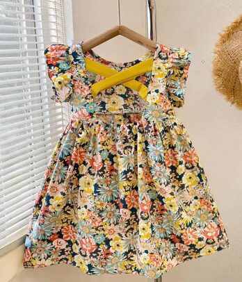 Robe d'été fleurie pour filles
