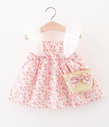Robe fleurie pour fillette