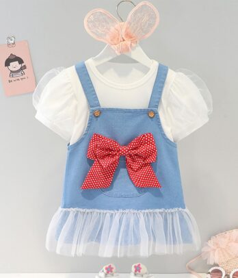 Robe tendance style salopette