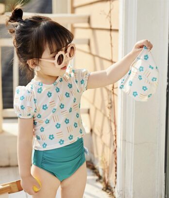 Maillot de bain 3 pièces pour filles