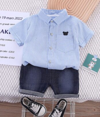 Ensemble deux pièces chemise et short