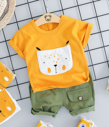 Ensemble 2 pièces pour bébé orange