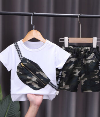 Ensemble deux pièces "camouflage"