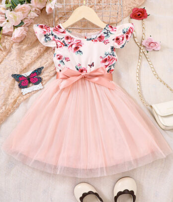 Robe romantique fleurie pour filles