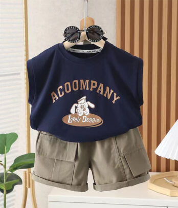 Ensemble 2 pièces débardeur et short pour garçon