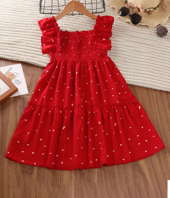 Robe rouge d'été