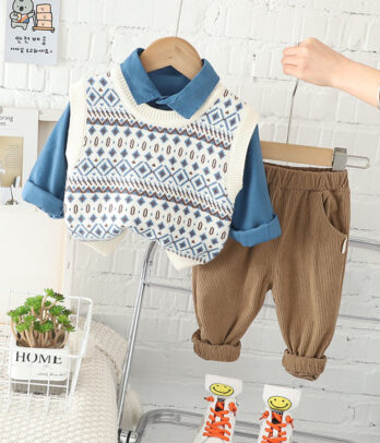 Ensemble de trois pièces pour garçon