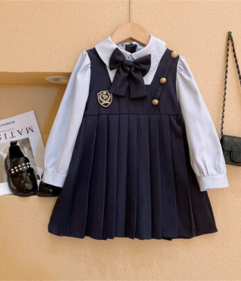 Robe Uniforme de collège bleue