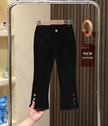 Pantalon patte d'éléphant pour fille