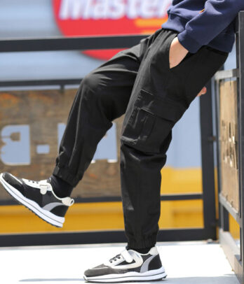 Pantalon jogger noir pour garçon