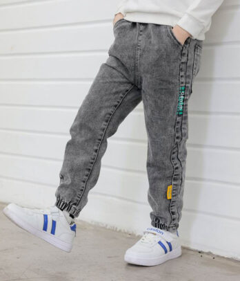 Pantalon en jean gris tendance pour garçon