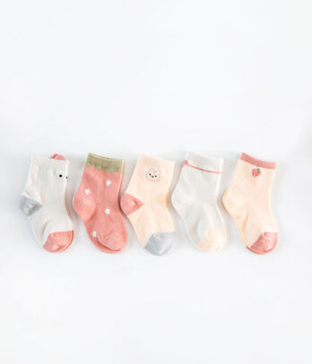 Lot de 5 paires de chaussettes mignonnes