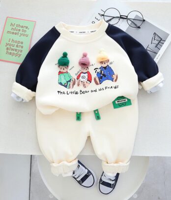 Ensemble jogging teddy friends