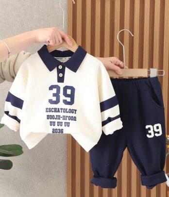 Ensemble de jogging bleu nuit pour garçon