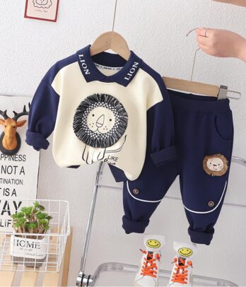 Ensemble lion composé de deux pièces pour bébé garçon