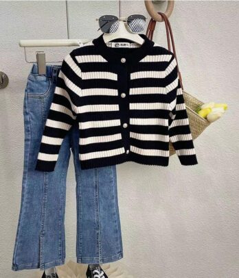Set de deux pièces stylé pour petites filles