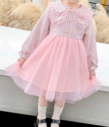 Robe tutu de couleur rose pour filles