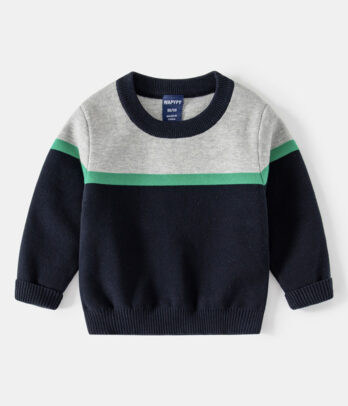 Sweat tricolore cosy pour garçons