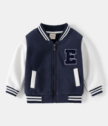 Blouson bleu et blanc pour garçon