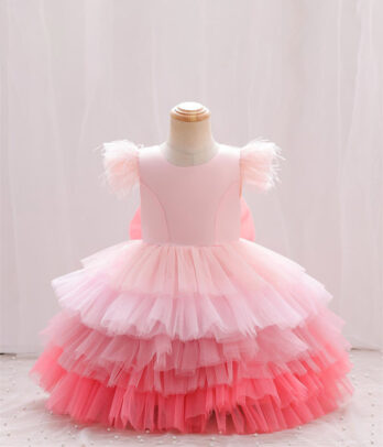 Robe princesse rose dégradé