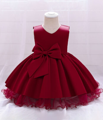 Robe bordeaux satinée