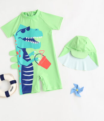 Maillot de plage pour garçon "Dinosaure"