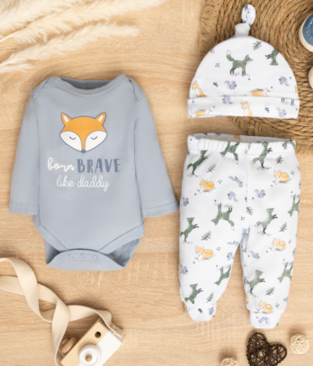 Ensemble de trois pièces "Renard"