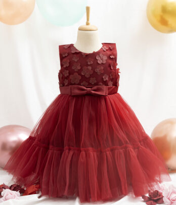 Robe princesse bordeaux