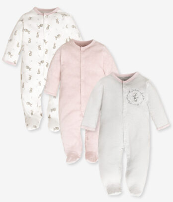 Lot de 3 Grenouillères pour bébé fille