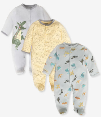 Lot de 3 grenouillères pour bébé