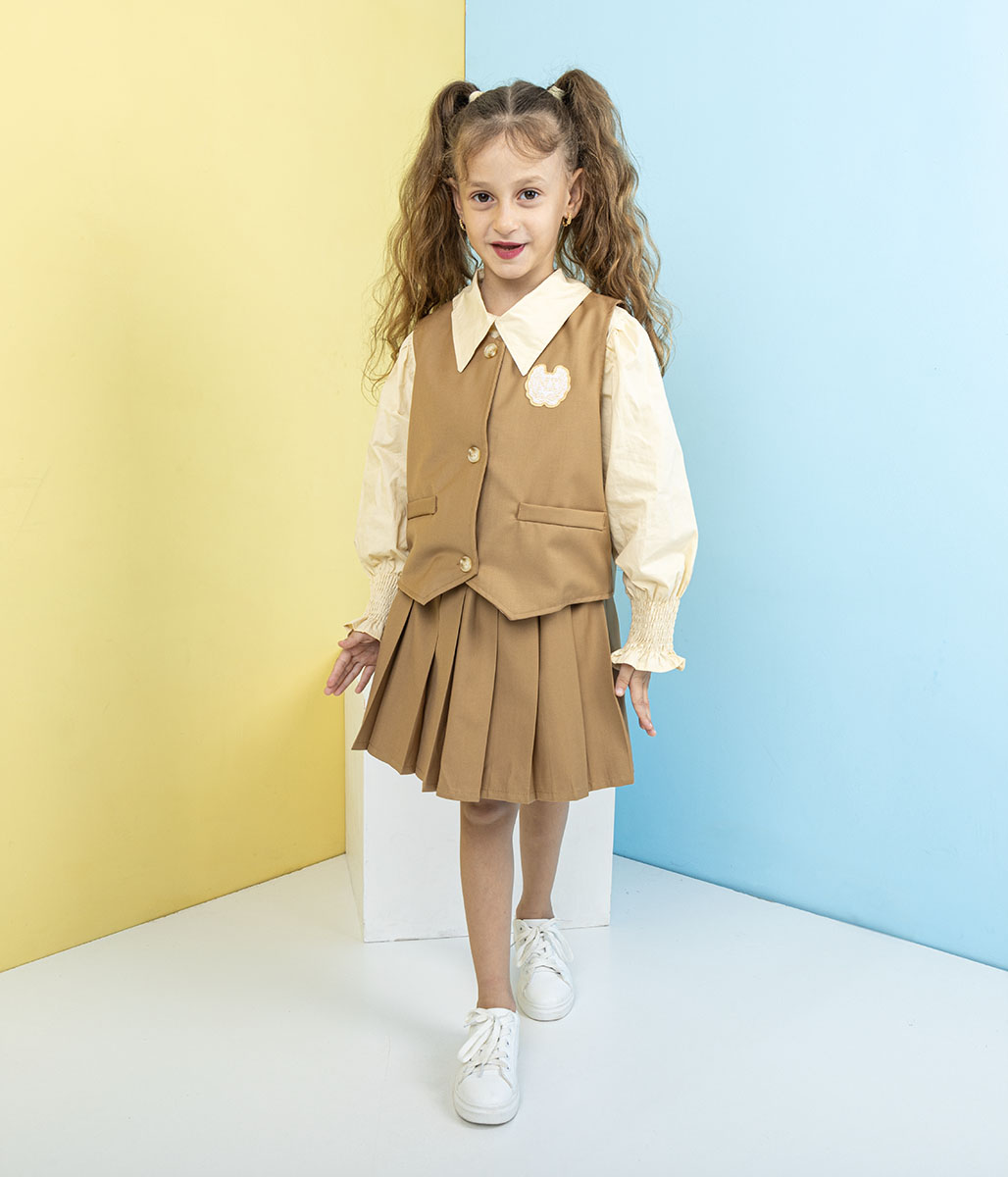 bts-2431_0001_Group 6 Tenue d'écolière classique 3pièces – Image 1